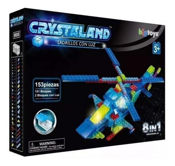 LADRILLITOS CRYSTALAND 51 PZ - BIG TOYS