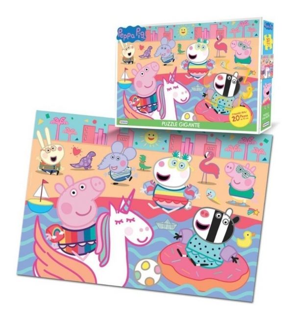 PUZZLE GIGANTE 20 PZ PEPPA PIG - TAPIMOVIL