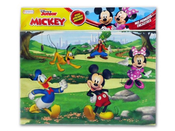 MIS PRIMEROS ENCASTRES DE GOMA EVA MICKEY - TAPIMOVIL