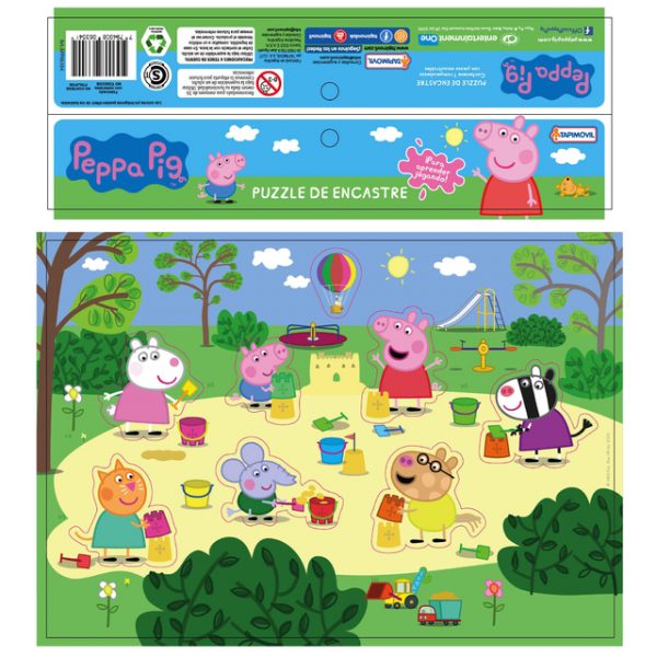 MIS PRIMEROS ENCASTRES GOMA EVA PEPPA PIG - TAPIMOVIL