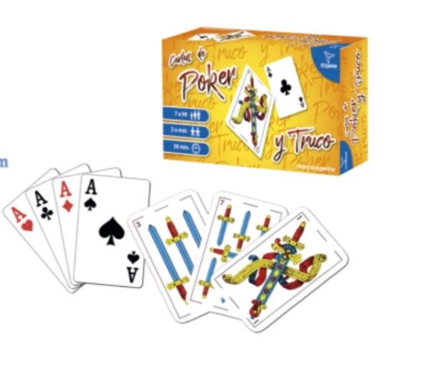 CARTAS X 2 POKER Y TRUCO - TOTOGAMES