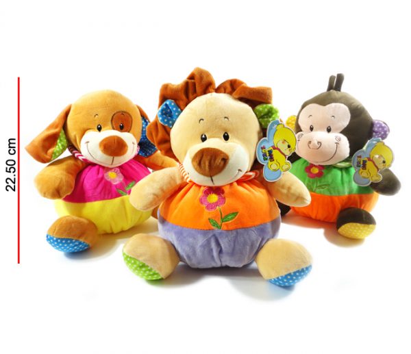 PELUCHE ANIMALES GORDITOS 25 CM - AMI TOYS