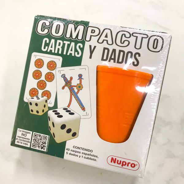 CARTAS Y DADOS COMPACTO - NUPRO