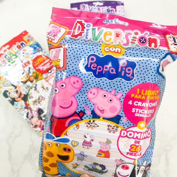 PACK DIVERSION PEPPA DOMINO + LIBRO PARA COLOREAR - VERTICE