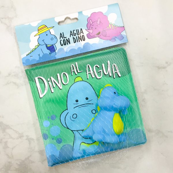 LIBRO DE AGUA CON JUGUETE DINO AL AGUA - SPLASH