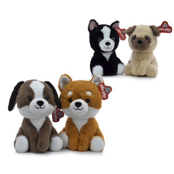 PERROS 4 RAZAS 20CM - PHI PHI TOYS