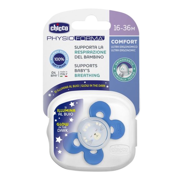 CHUPETE X1 COMFORT AZUL LUMINOSO 16-36 m - CHICCO