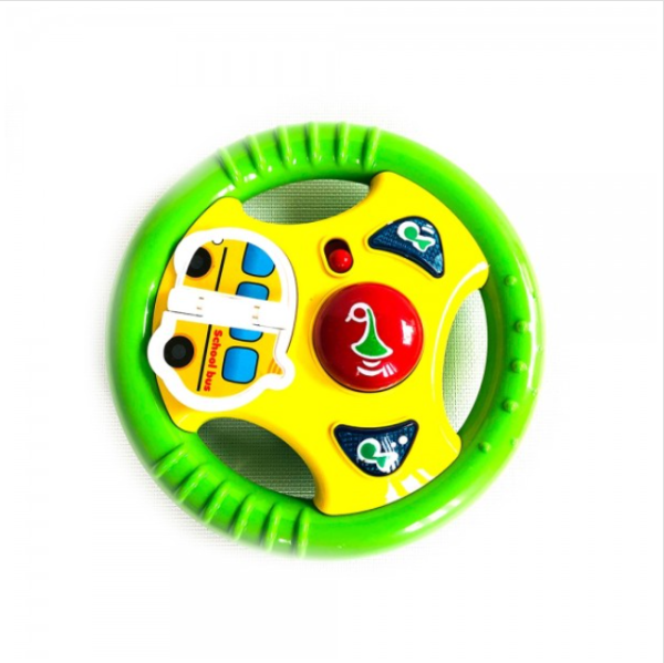 VOLANTE MUSICAL INFANTIL CON LUZ Y SONIDO - BIG TOYS ARRAYAN