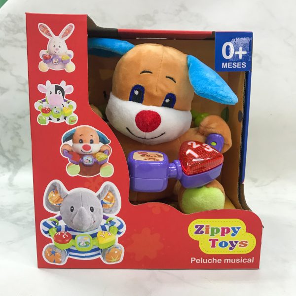 PELUCHE MUSICAL PERRO - ZIPPY TOYS