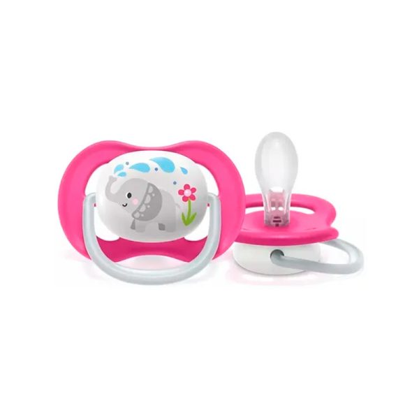 CHUPETE X1 ULTRA AIR ELEFANTE ROSA 6-18 M - AVENT