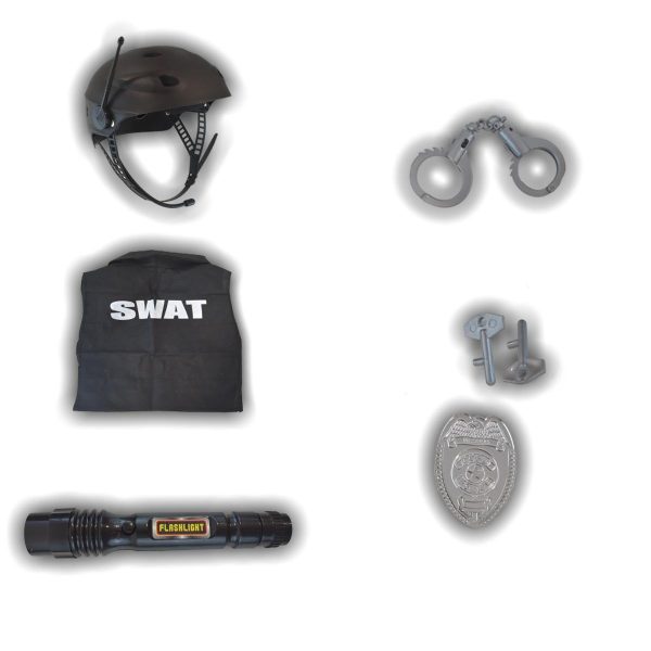 KIT POLICIA SWAT CON CASCO - ISAKITO - Image 2