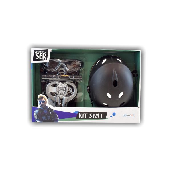 KIT POLICIA SWAT CON CASCO - ISAKITO