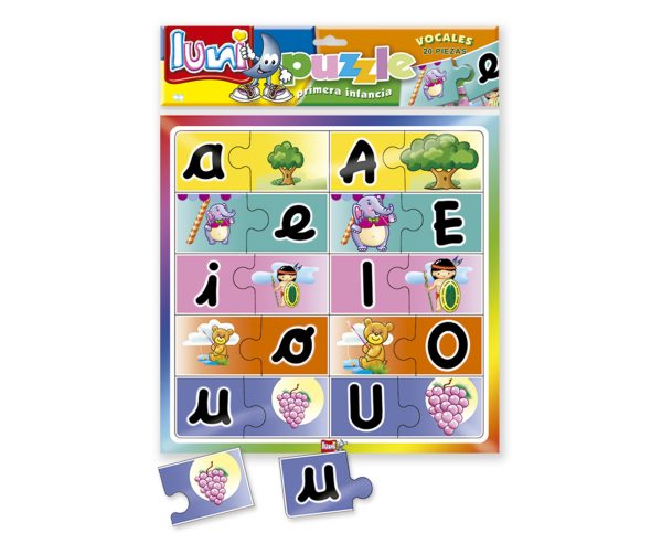 PUZZLES LUNI VOCALES - LUNA PLAST