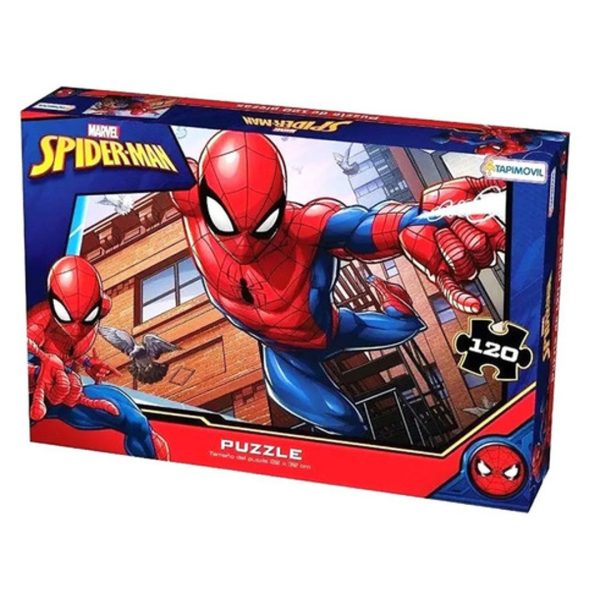 PUZZLE 120 PIEZAS SPIDERMAN - TAPIMOVIL