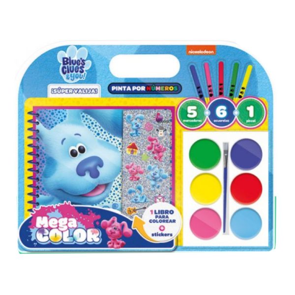 SUPER VALIJAS BLUE CLUES MALETIN ACUARELAS - VERTICE