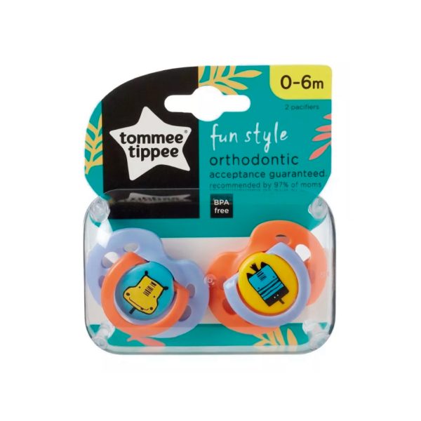 CHUPETE  0-6 X2 FUN STYLE - TOMMEE TIPPEE