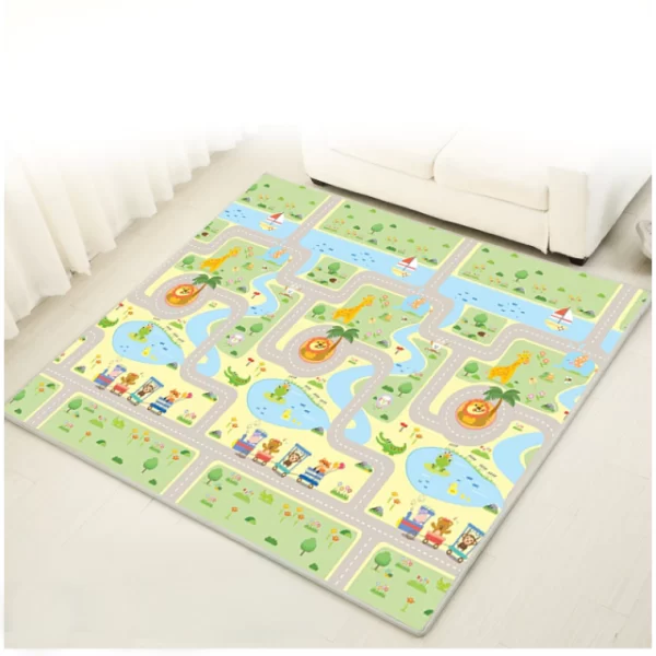 ALFOMBRA ANTIGOLPES PLAYMAT PLEGABLE 160x180 - RAINBOW 160