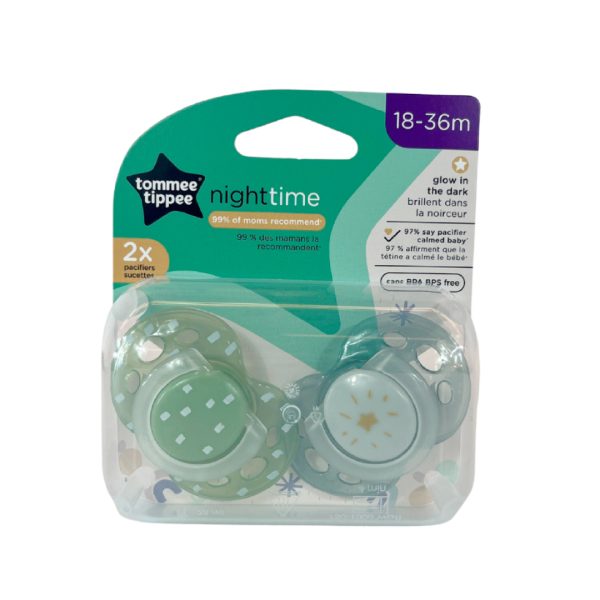 CHUPETE X2 NIGHT TIME 18-36 - TOMMEE TIPPEE