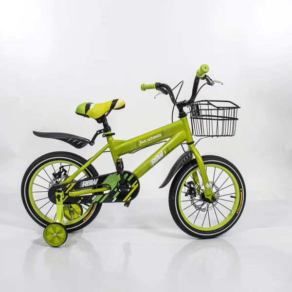 BICICLETA R. 16 VERDE FRENO A DISCO - RAINBOW