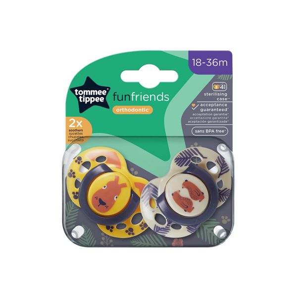 CHUPETES 18-36 M FUN FRIENDS - TOMMEE TIPPEE