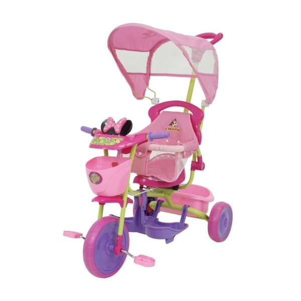 TRICICLO MINNIE PRINCESAS CON MANIJA - BEBITOS