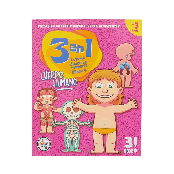 CUERPO HUMANO 3 EN 1 - BARCO DE PAPEL