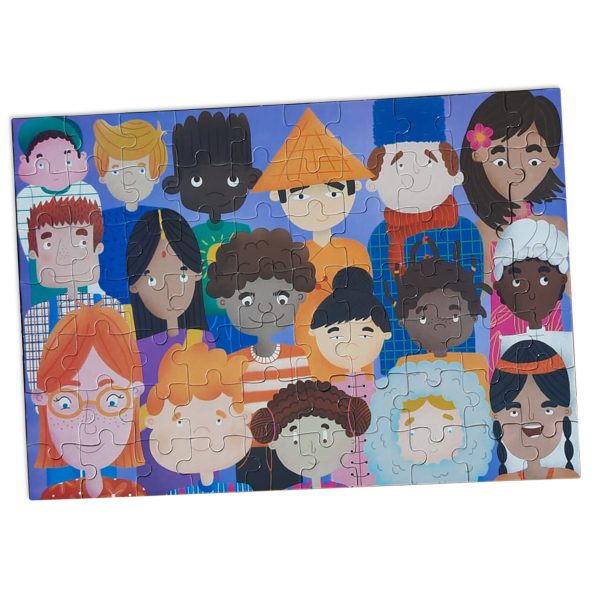 PUZZLE NIÑOS DEL MUNDO 70 PZ - BARCO DE PAPEL - Image 3