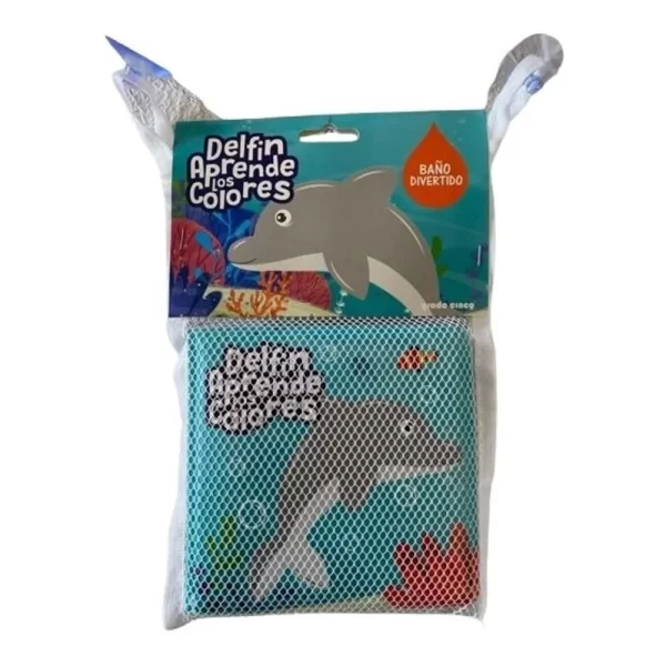 LIBRO PARA EL AGUA DELFIN APRENDE LOS COLORES  - SPLASH