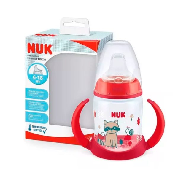 VASO DE APRENDIZAJE CONTROL TEMPERATURA ROJO 150 ML - NUK