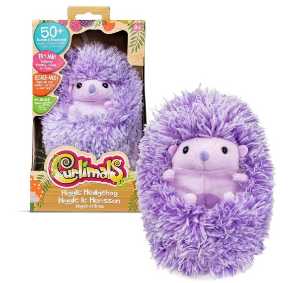 MASCOTA  ERIZO CURLIMALS PELUCHE CON SONIDO - NEXT POINT