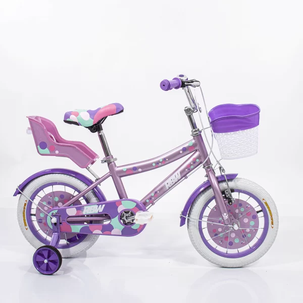 BICICLETA R. 14 LILA - RAINBOW