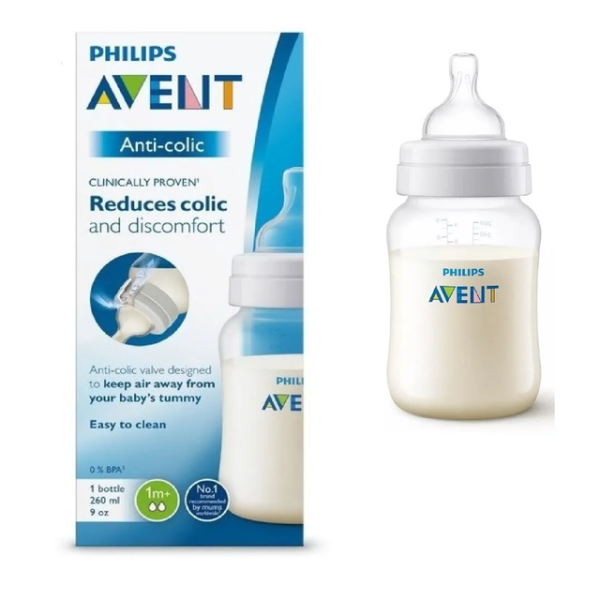 MAMADERA ANTICOLICOS 260ML CLASICA  - AVENT