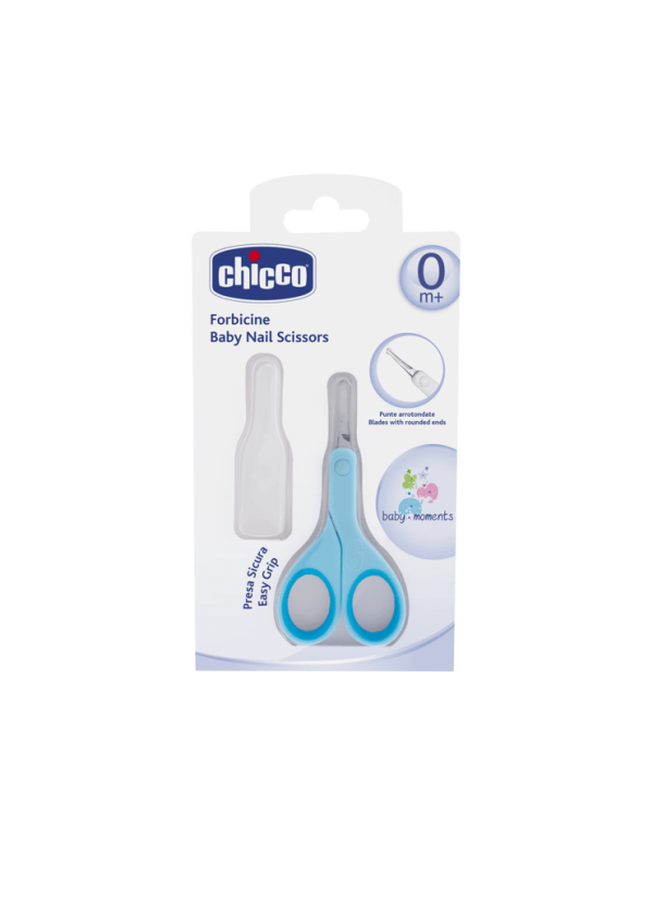 TIJERA CON PROTECCION CELESTE - CHICCO