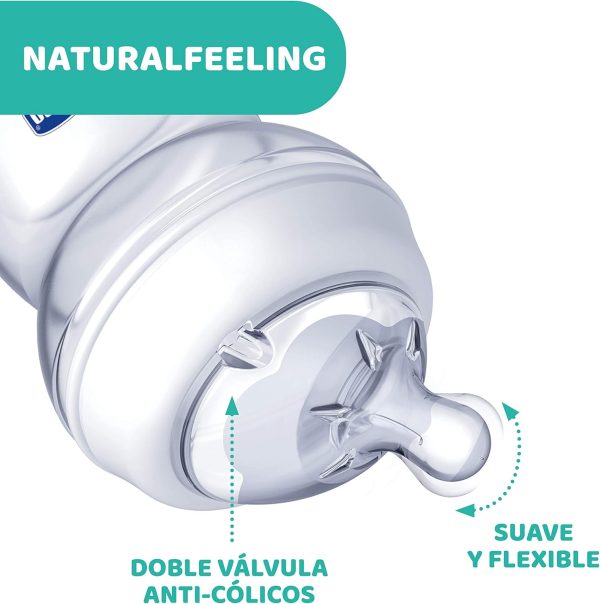 MAMADERA 250 ML  NATURAL FEELING  - CHICCO - Image 2