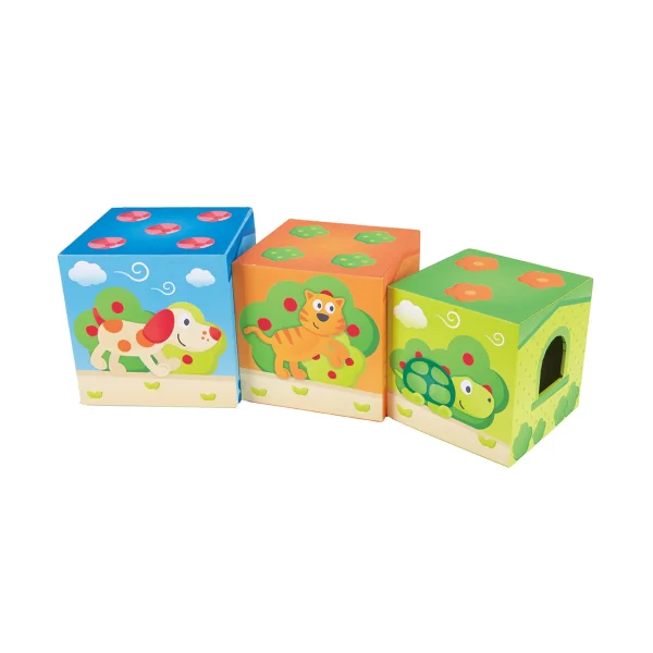 BLOQUES APILAPLES DE CARTON ANIMALES - HAPE