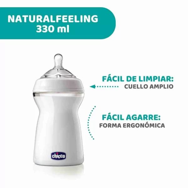 MAMADERA  330 ML NATURAL FEELING - CHICCO - Image 2