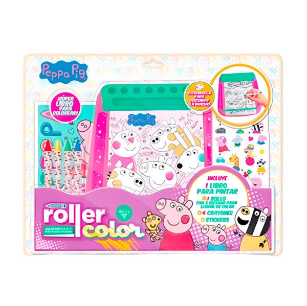 ROLLER COLOR ENROLLA Y PINTA PEPPA PIG – VERTICE