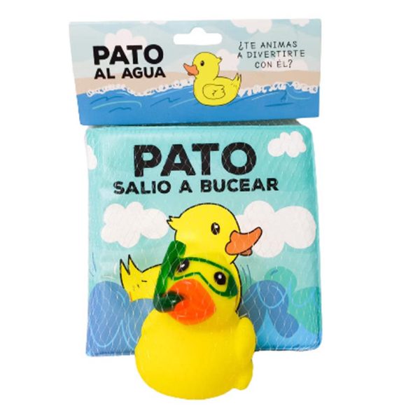 LIBRO DE AGUA PATO SALIO A BUCEAR CON JUGUETE - SPLASH