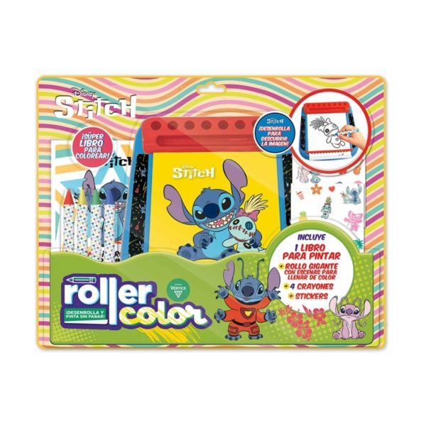 ROLLER COLOR ENROLLA Y PINTA STITCH  – VERTICE