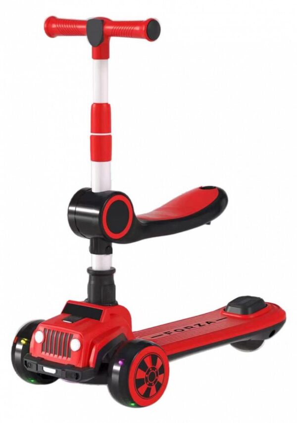 MONOPATIN PLEGABLE BOMBERO CON LUZ SONIDO Y ASIENTO - PRIORI