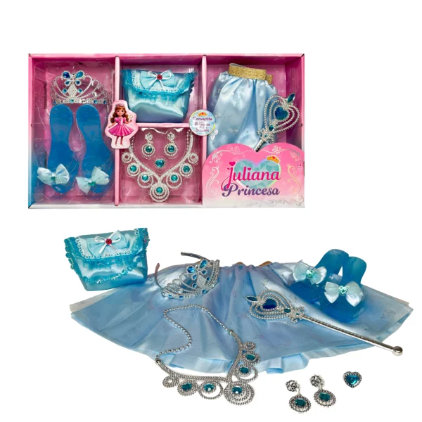 SET DISFRAZ COMPLETO FANTASIA PRINCESA - JULIANA