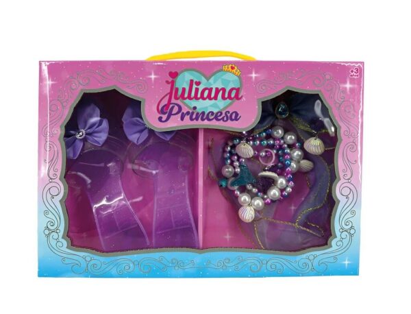 SET ZAPATOS Y ACCESORIO SIRENA PRINCESA - JULIANA