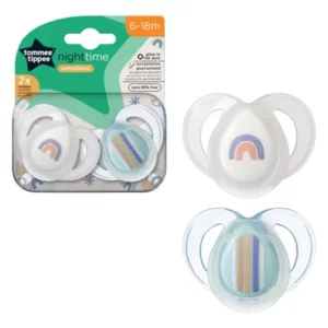 CHUPETE X2 6-18 M NIGHT TIME - TOMMEE TIPPEE