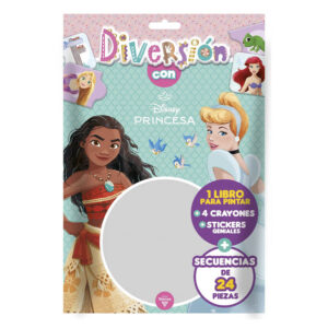 FLOW PACK DIVERSIÓN PRINCESAS SECUENCIAS + LIBRO PARA PINTAR - VERTICE
