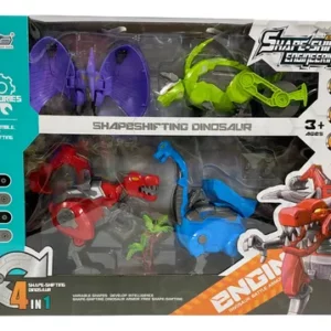 DINOSAURIOS X4 TRANSFORMERS CON ACCESORIOS - ROMANO