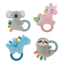 SONAJERO MORDILLO ANIMALES - WOODYTOYS