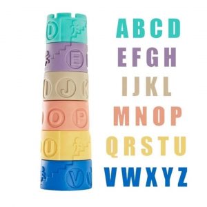 TORRE APILABLE DE GOMA X6 PIEZAS - BABY FAVORITE