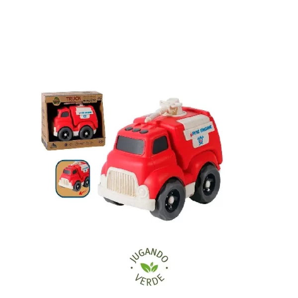 CAMION BOMBERO - BIOPLASTIC