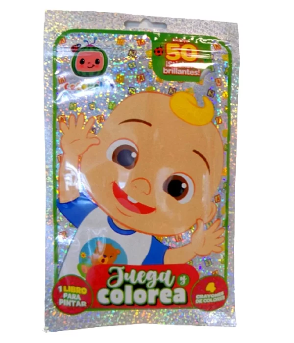 JUEGA Y COLOREA FLOW PACK CHICO COCOMELON - VERTICE