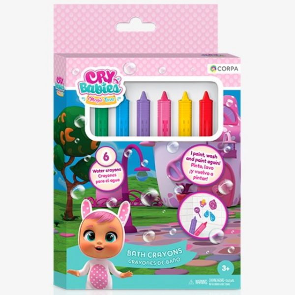 CRAYONES PARA BAÑO CRY BABIES - MULTISCOPE